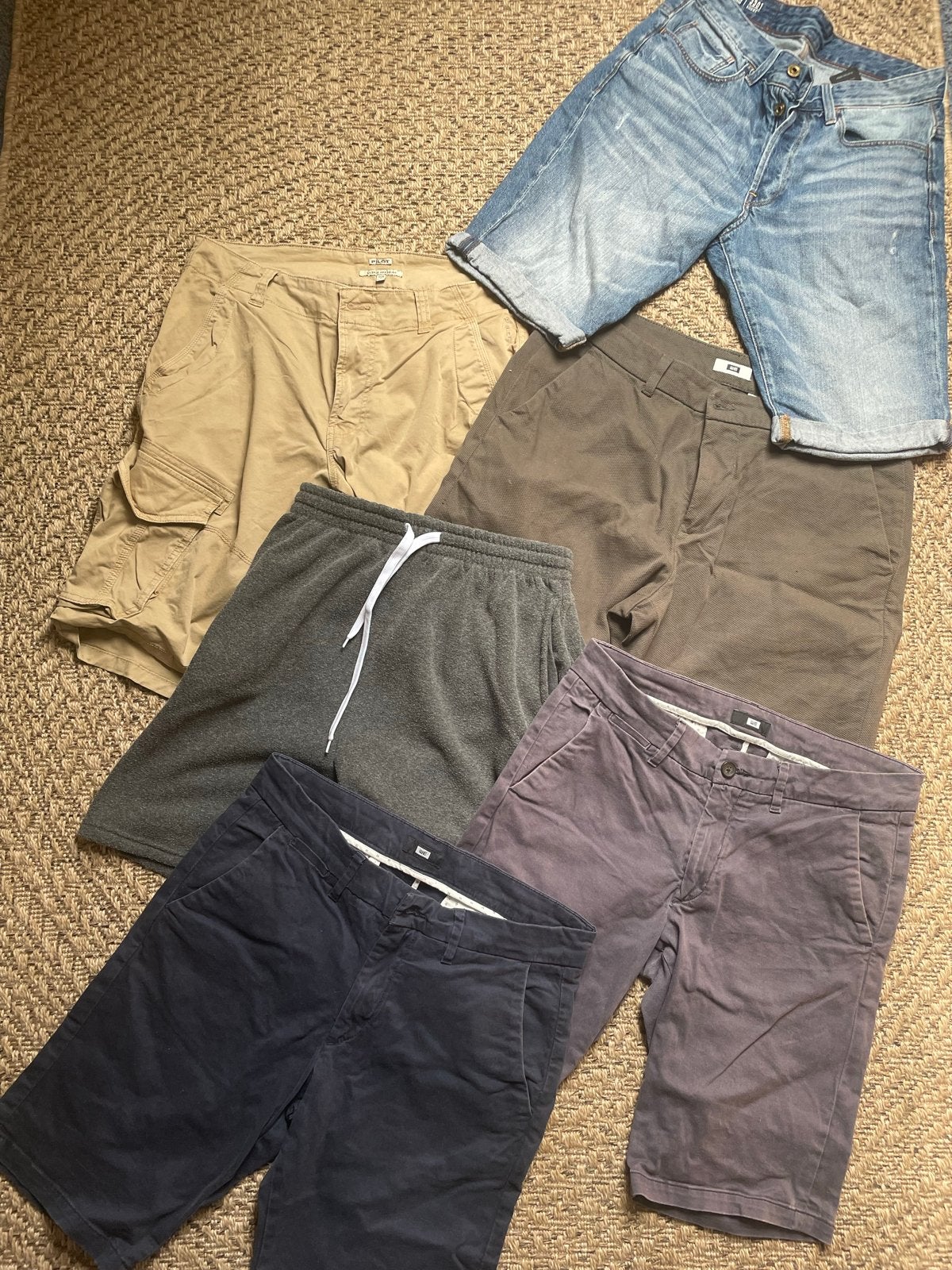 Diverse herenshorts - Verschillende maten en kleuren, Ophalen of Verzenden, Gedragen, Overige maten, Blauw