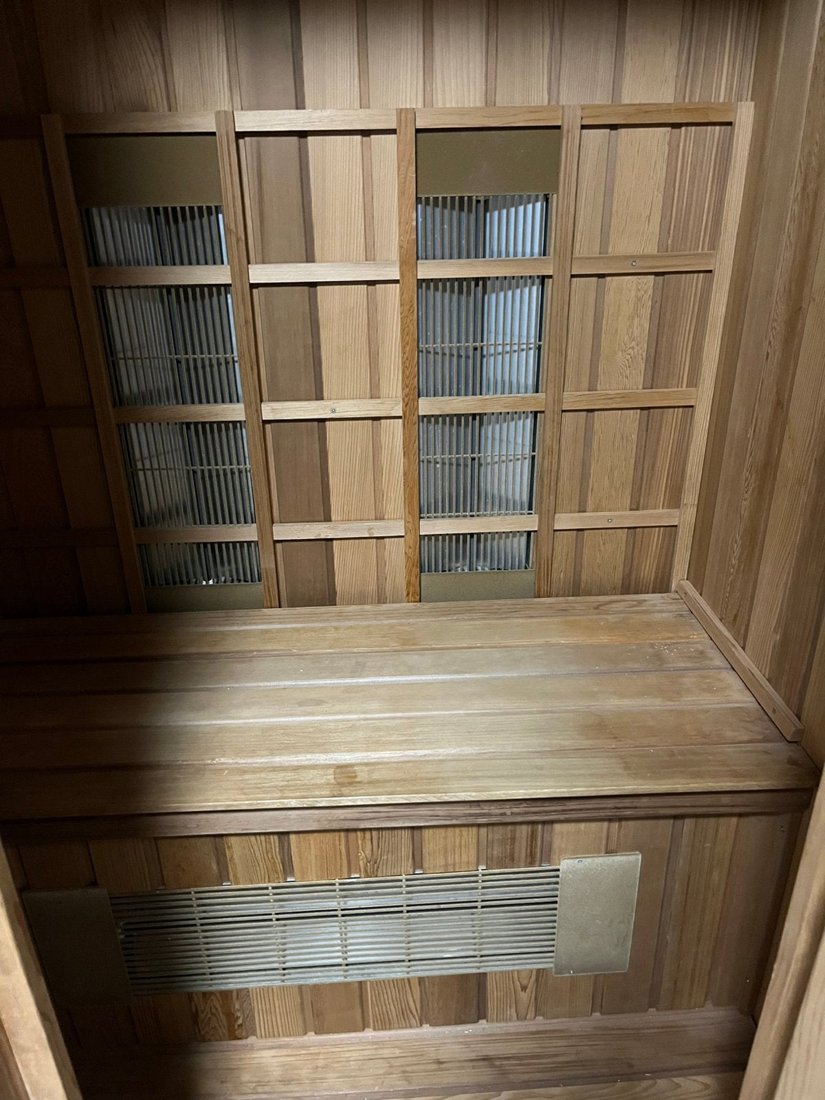 Traditionele elektrische houten sauna, Ophalen, Gebruikt, Fins of Traditioneel, Complete sauna