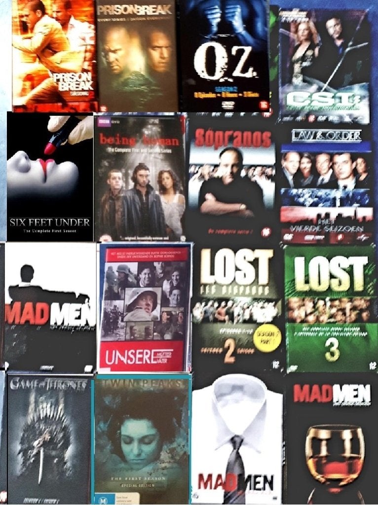 40x House ofCards,Six Feet Under,TrueDetectives,Lost, MadMen, Engels, Alle leeftijden, Nederlands, Ophalen of Verzenden