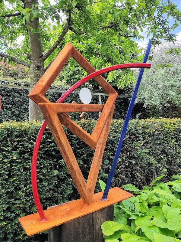 Kunstwerk  Multivorm, Ophalen, Meerkleurig, Beeld, 90 cm