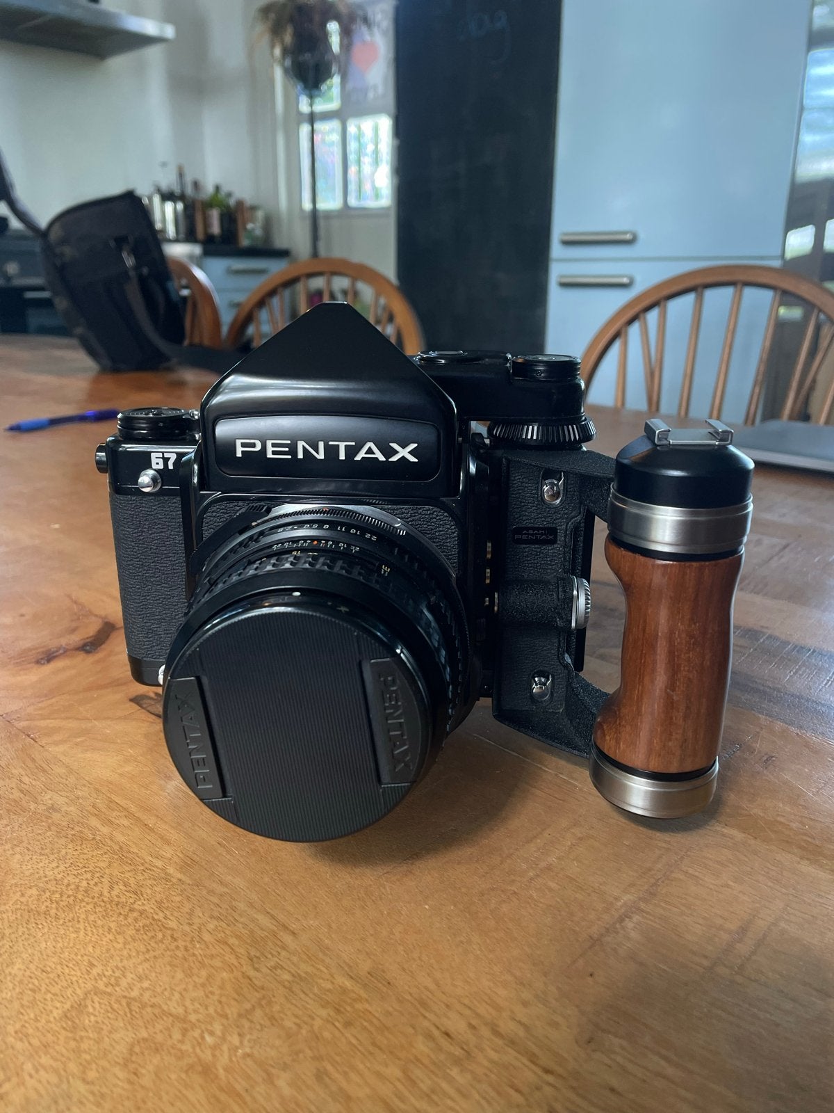 Pentax 67 MLU Medium Formaat Camera Body - Mint Conditie, Ophalen of Verzenden, Nieuw, Spiegelreflex, Pentax