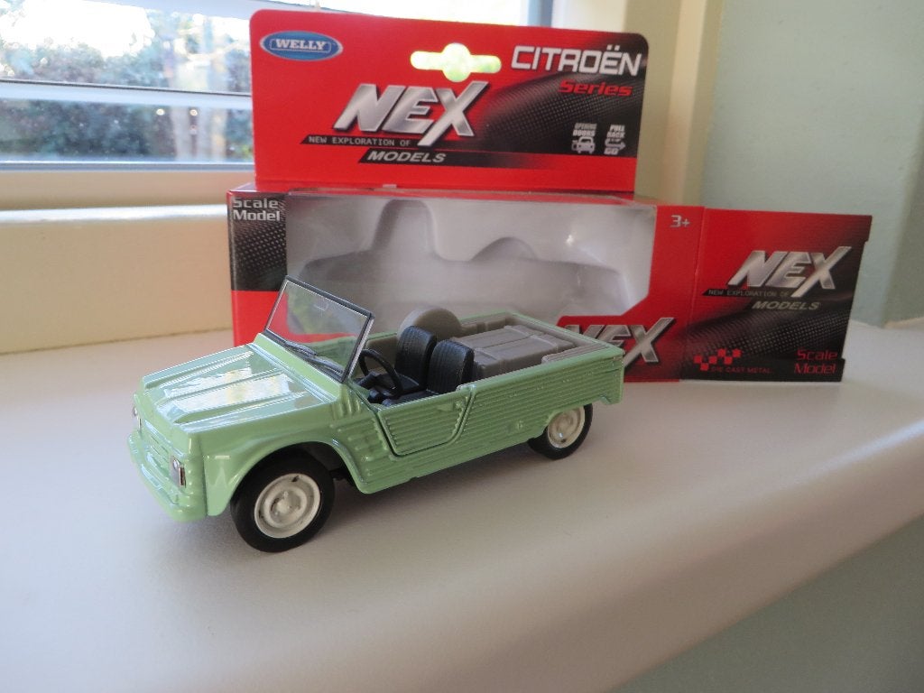 Welly Citroen MEHARI cabriolet lichtgroen, Ophalen of Verzenden, Nieuw, Auto