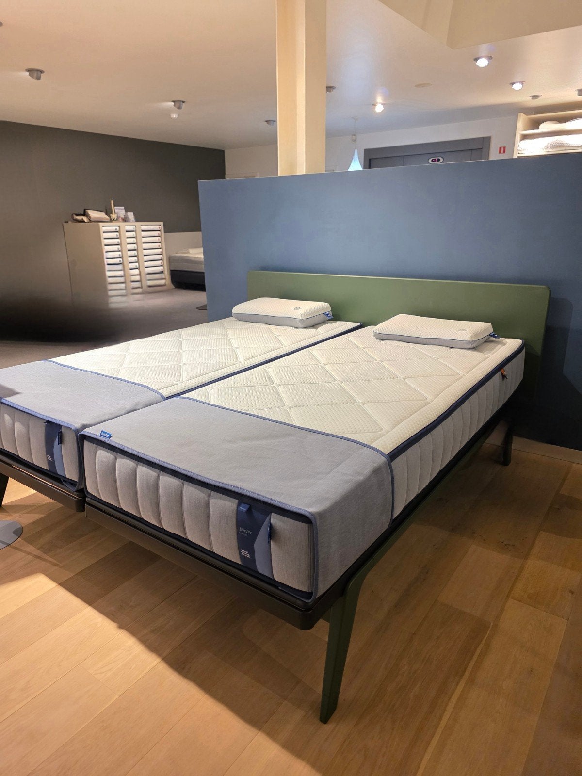 Showroom Auping Original Bed 180x200 + Evolve Matrassen, Huis en Inrichting, Slaapkamer | Bedden, Ophalen of Verzenden