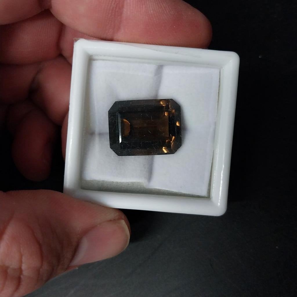 Grote facet geslepen rookkwarts, Sieraden, Tassen en Uiterlijk, Ophalen of Verzenden, -, -, -