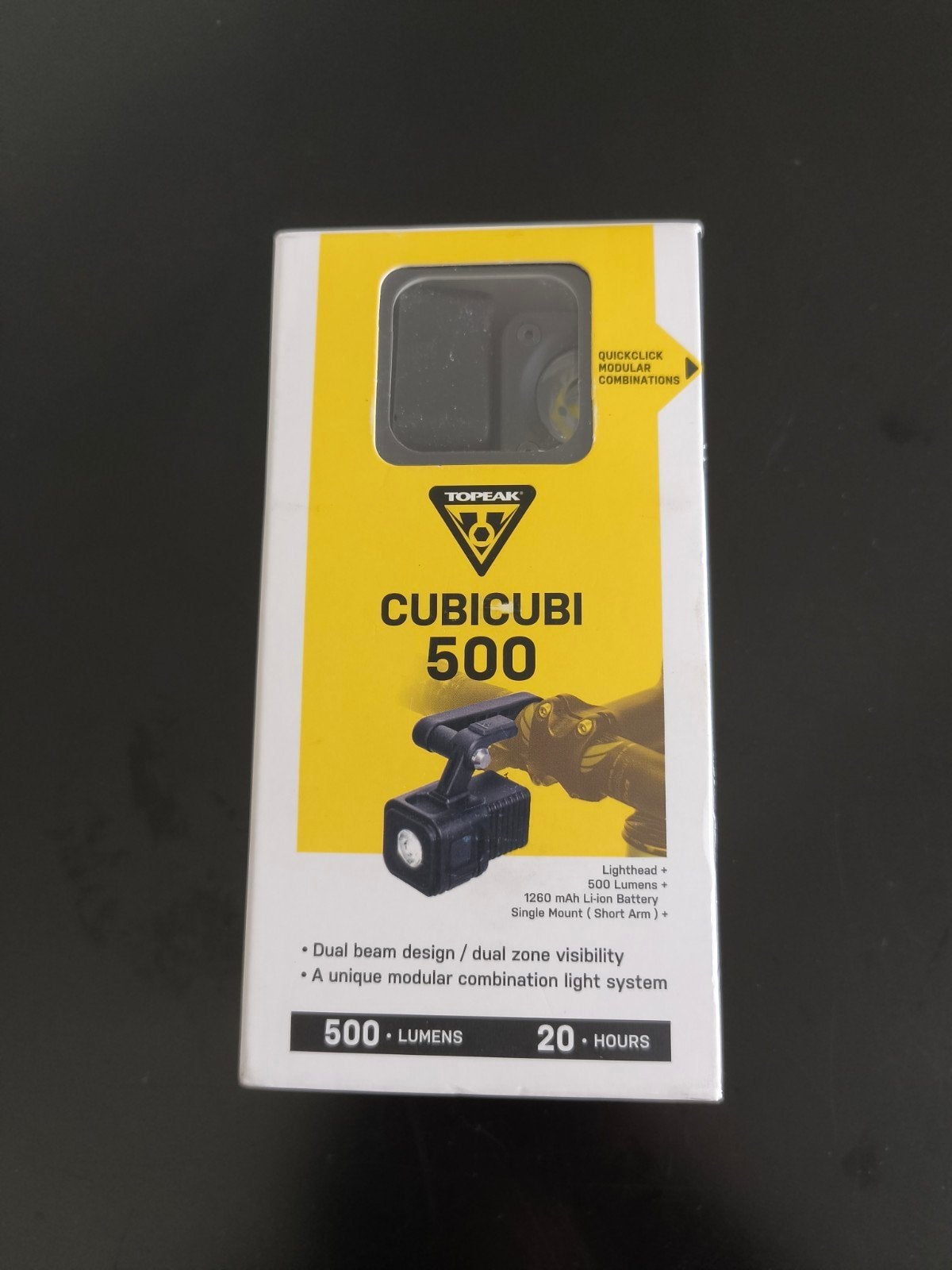 Topeak CubiCubi 500 Fietsvoorlicht - Nieuw in doos, Fietsen en Brommers, Ophalen, Voorlicht, Nieuw, Oplaadbaar