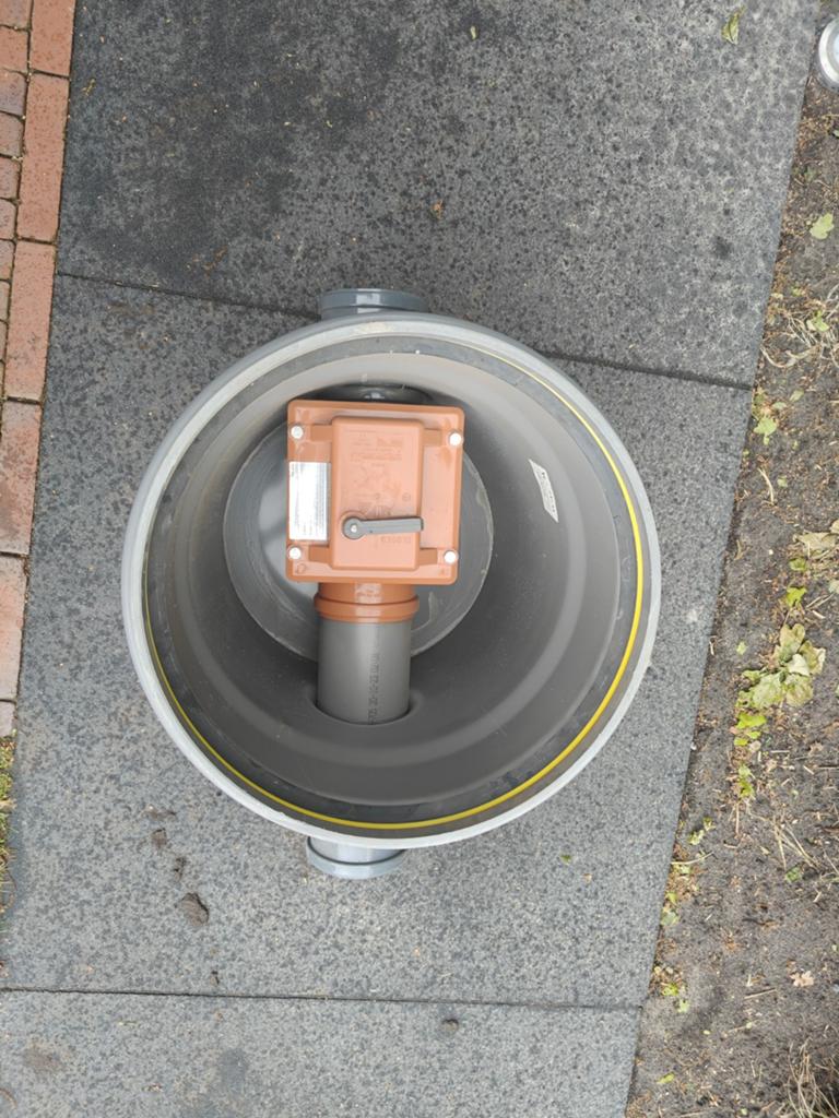 Keerklep riolering 110mm - Terugslagklep voor afvoer, Ophalen, Afvoer, Pvc, Nieuw