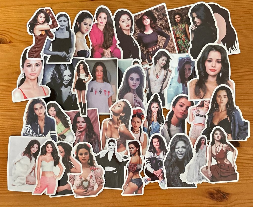 Selena Gomez foto stickers, Verzenden, Nieuw, Meerdere stickers