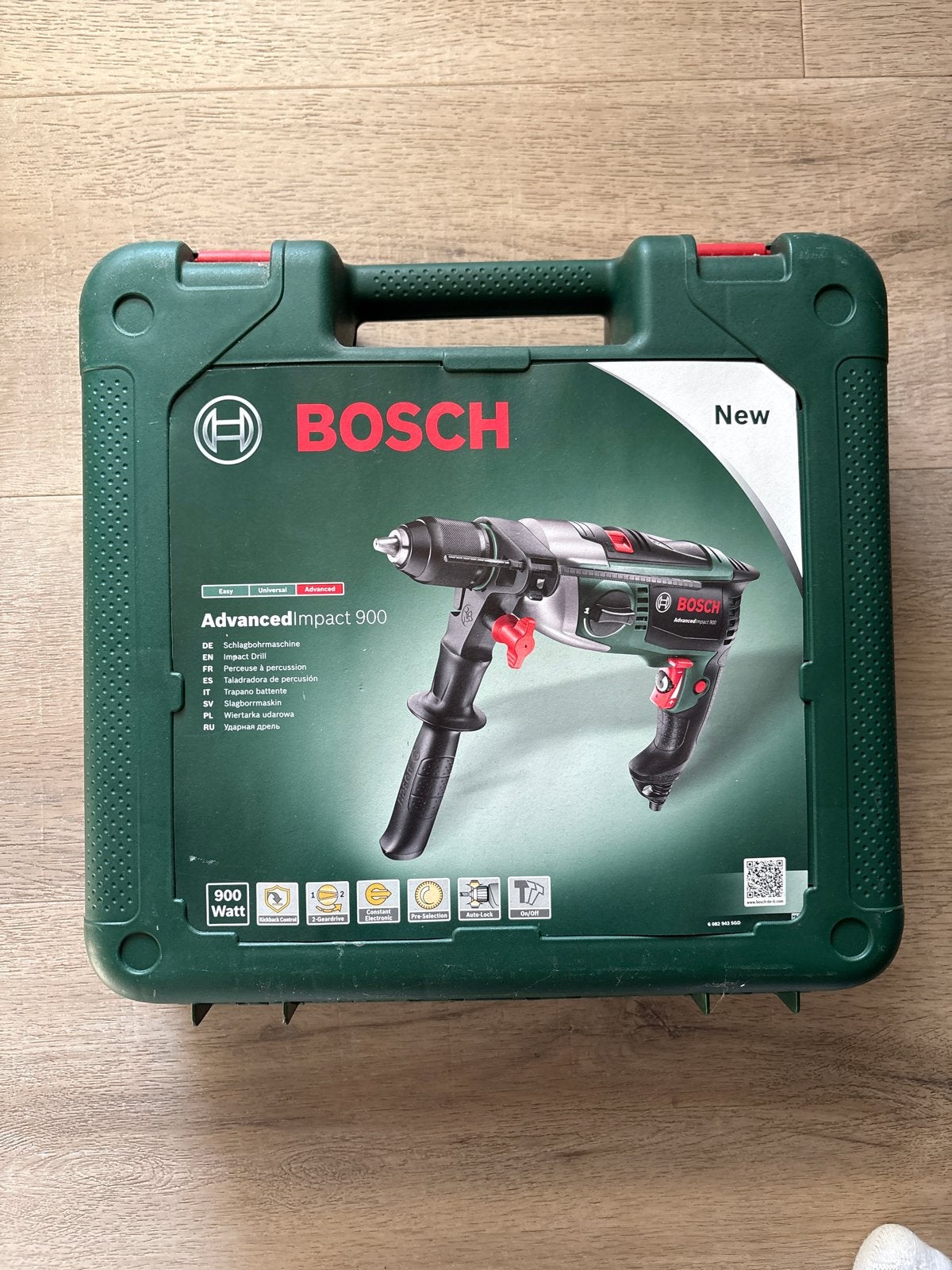 Bosch AdvancedImpact 900 Klop boor machine, Boormachine, 600 watt of meer, Ophalen of Verzenden, Zo goed als nieuw