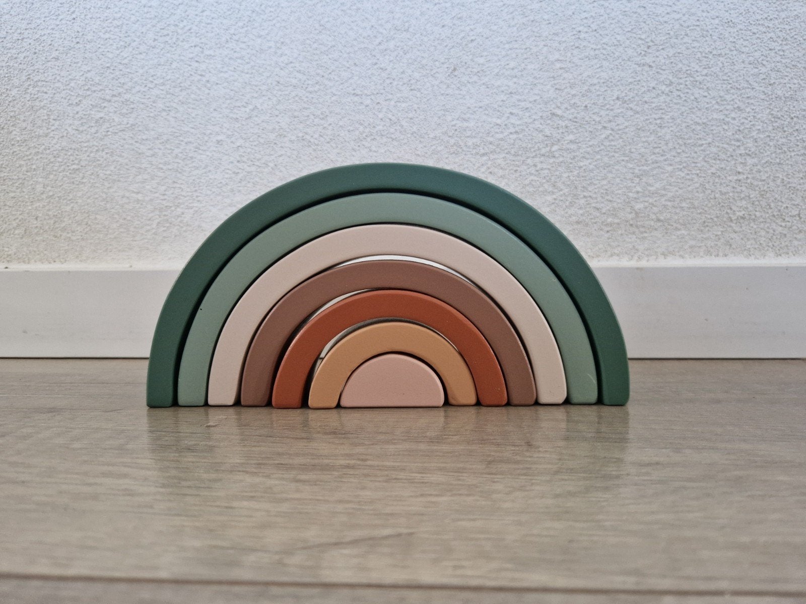 Houten regenboog pastelkleuren pastel blokken, Kinderen en Baby's, Speelgoed | Houten speelgoed, Ophalen of Verzenden, Zo goed als nieuw