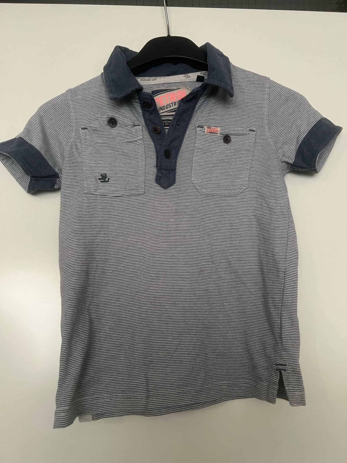 Petrol Industries gestreept poloshirt voor jongens, Kinderen en Baby's, Kinderkleding | Maat 116, Ophalen of Verzenden, Gebruikt