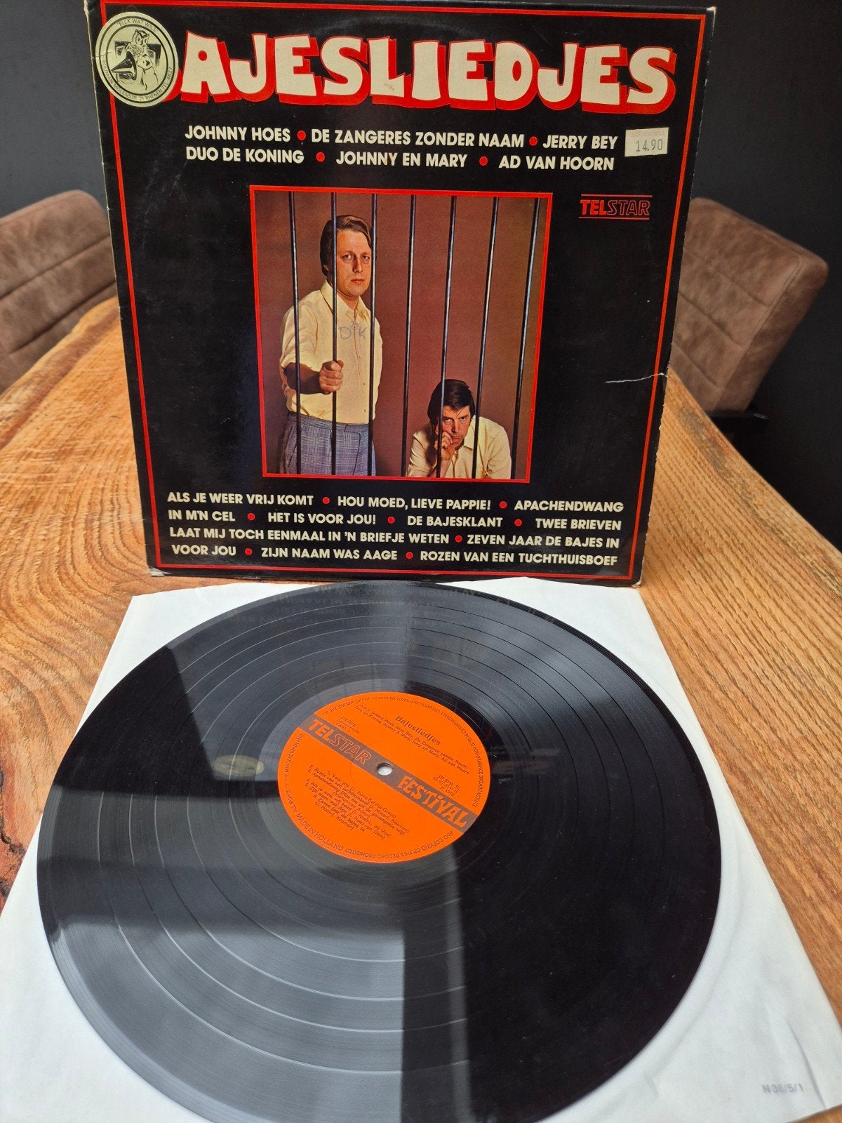 Bajesliedjes LP - Johnny Hoes e.a. - Telstar Records, Ophalen of Verzenden, Gebruikt, 12 inch