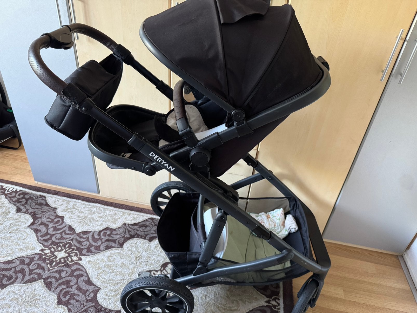 Deryan 2-in-1 Kinderwagen - Zo goed als nieuw, Zo goed als nieuw, Combiwagen, Met autostoeltje, Ophalen