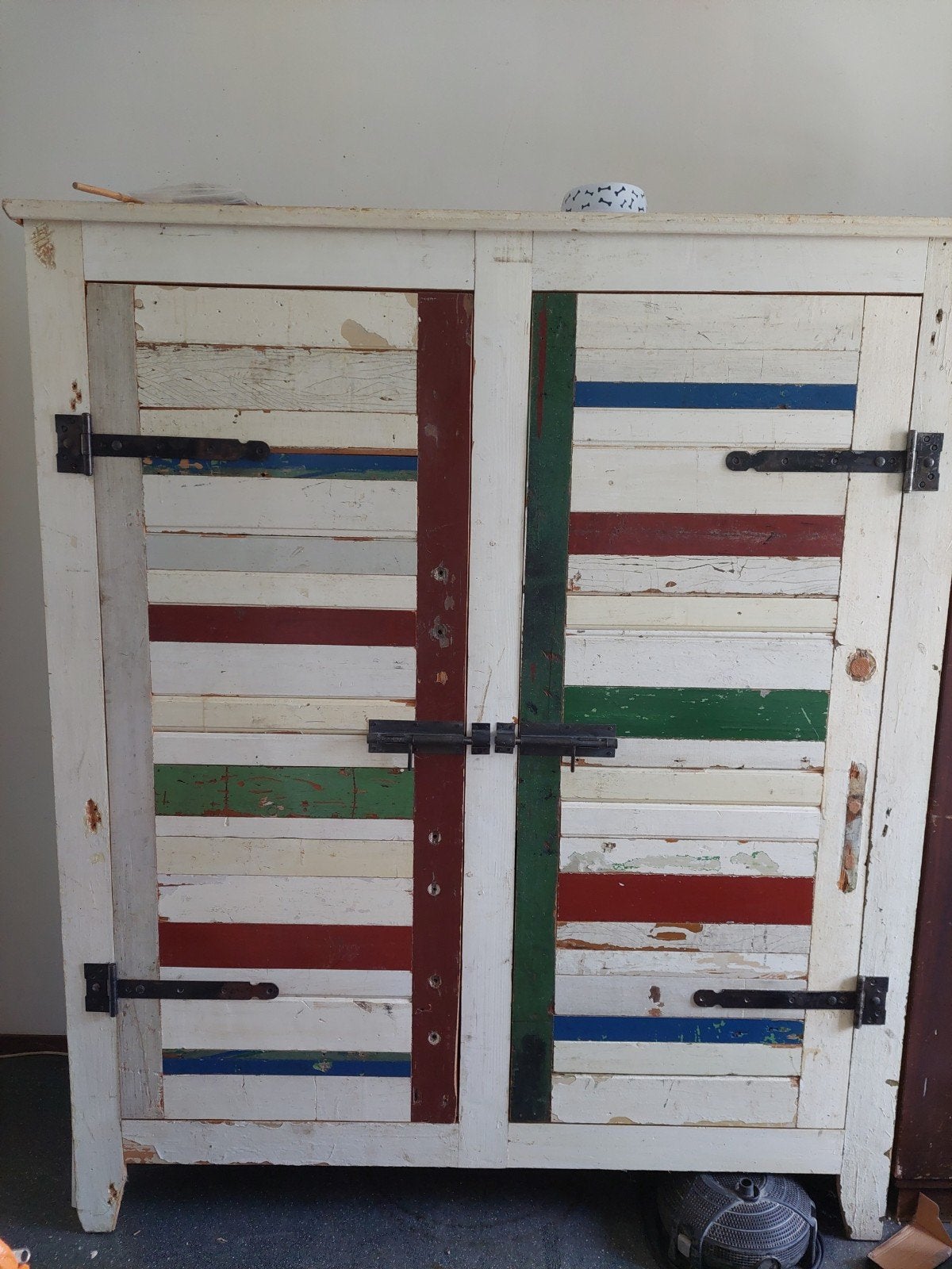 Unieke houten kast - Exclusief inhoud, Ophalen, Rustiek, Eclectisch, 50 tot 100 cm, 150 tot 200 cm