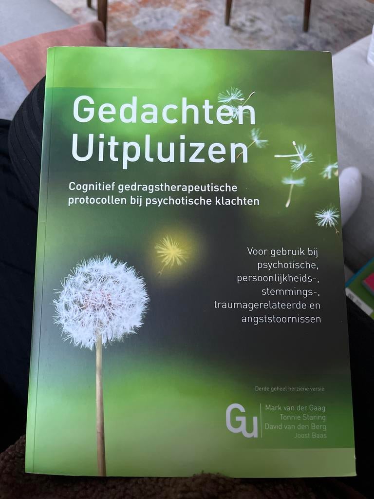 Gedachten Uitpluizen: Cognitieve Gedragstherapie, Ophalen of Verzenden, Gamma, Zo goed als nieuw, HBO