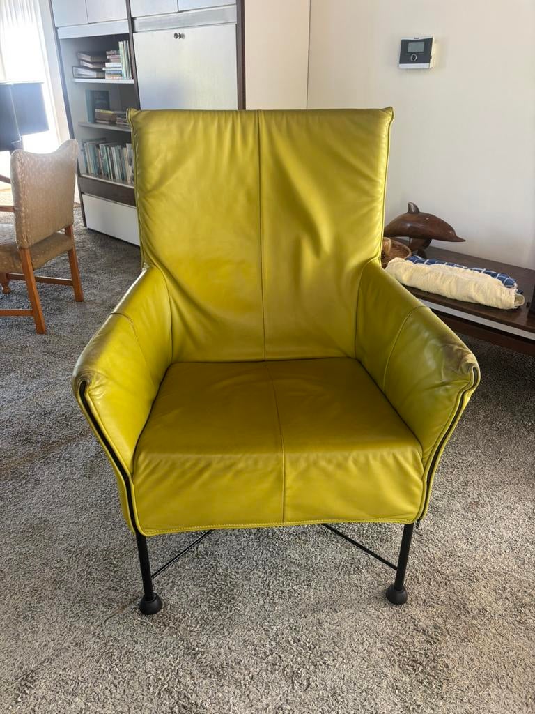Montis charly fauteuil groen, Ophalen, Gebruikt, 75 tot 100 cm, 50 tot 75 cm