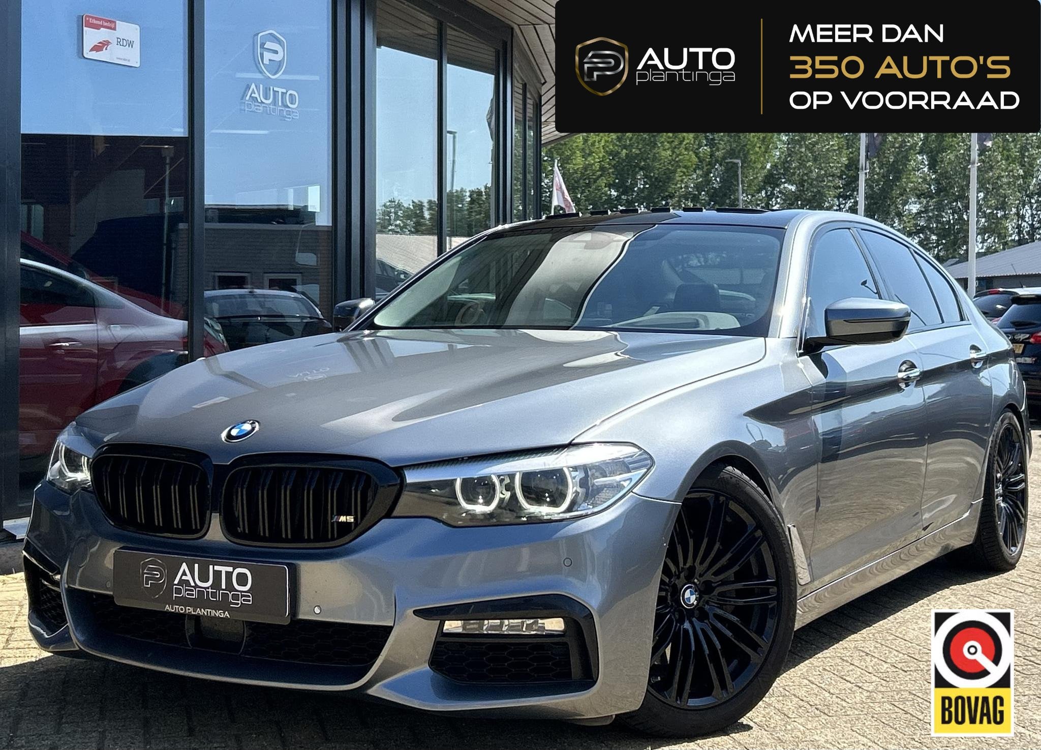 BMW 5-serie 530d High Executive 265PK | AUTOMAAT | PANO | Ac, Auto's, BMW, Achterwielaandrijving, Gebruikt, Euro 6, 2993 cc