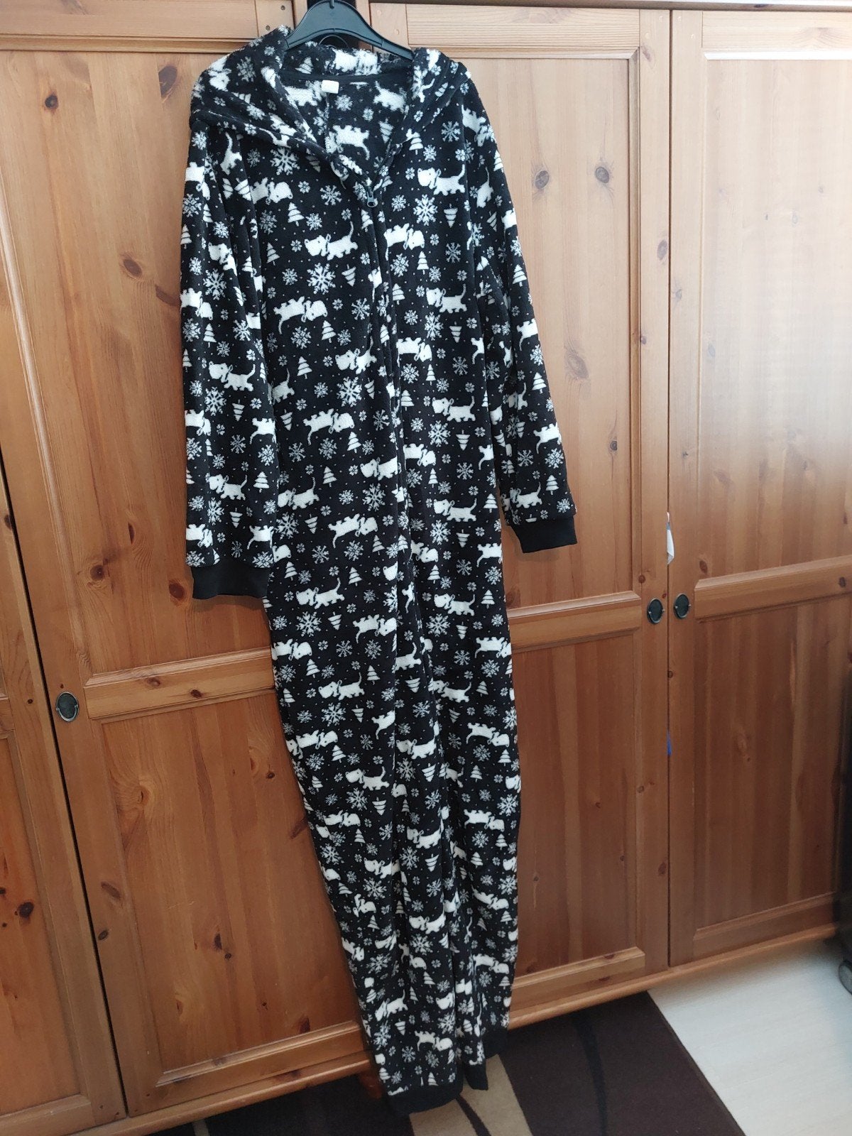 Hema Onesie mt XL, Kleding | Dames, Zwart, Maat 46/48 (XL) of groter, Ophalen of Verzenden, Zo goed als nieuw