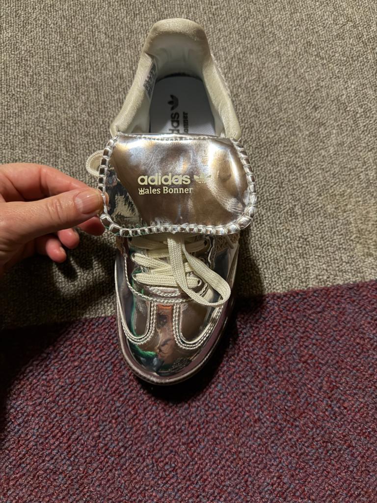 Adidas Wales Bonner Samba Sneakers Zilver, Ophalen, Overige kleuren, Nieuw, Sneakers of Gympen