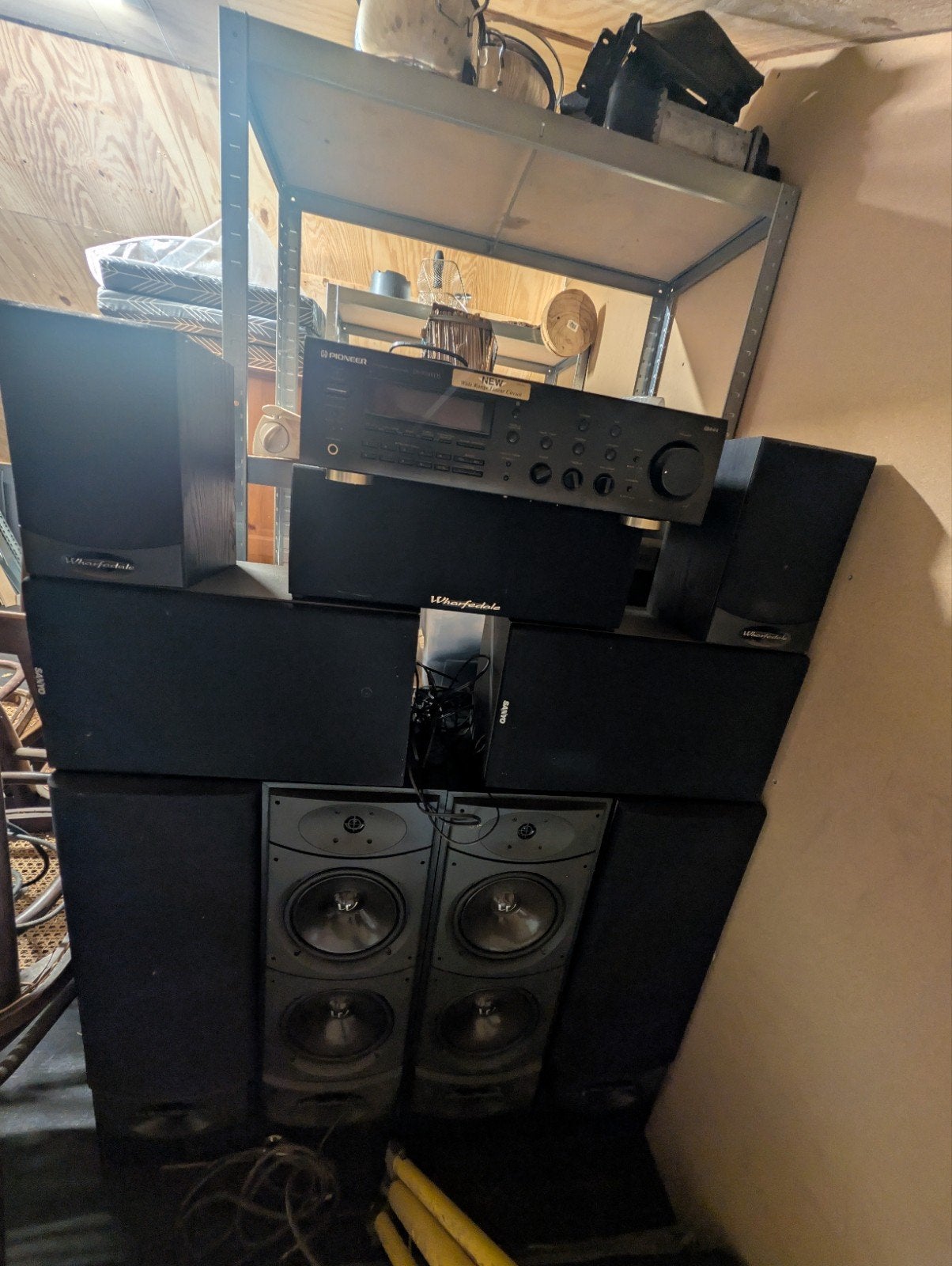 Wharfedale Valdus Speakerset met Pioneer Receiver, Audio, Tv en Foto, Luidsprekers, Gebruikt, Speakerset, 150 watt of meer, Wharfedale