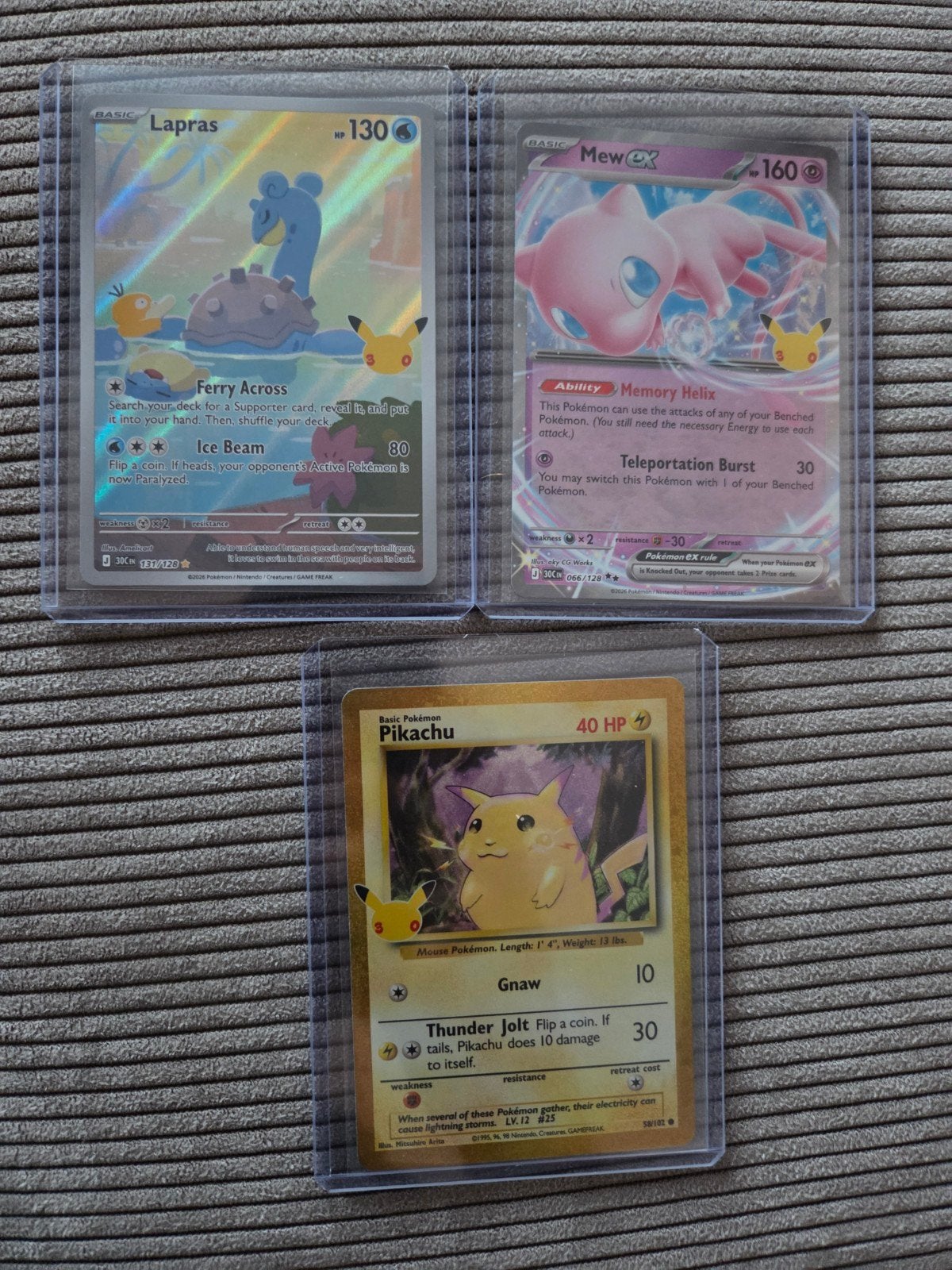 Pokemon 30th Anniversary, Ophalen of Verzenden, Nieuw, Meerdere kaarten, Foil