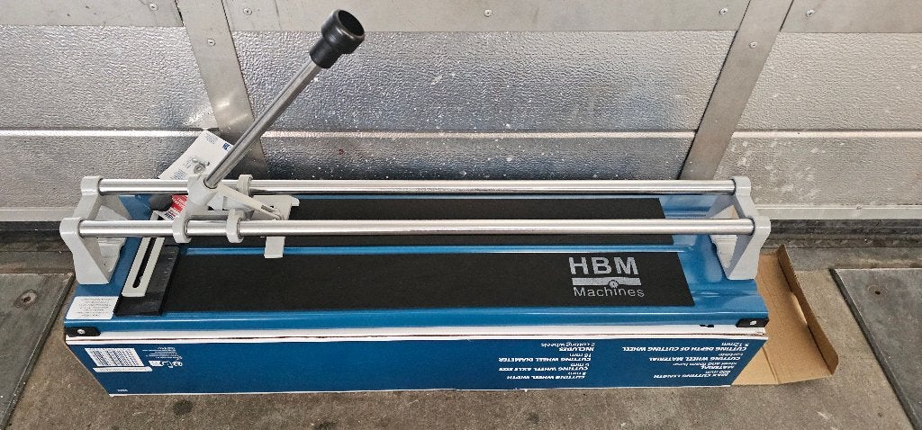 HBM Professionele Tegelsnijder 600 mm Inclusief 2 Snijwielen, 60 cm of meer, Overige typen, Nieuw, Ophalen of Verzenden