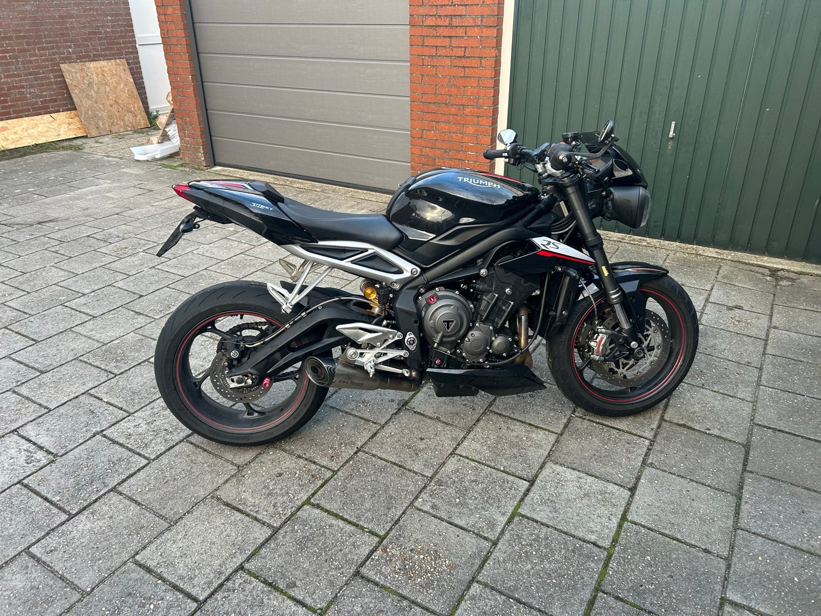 Triumph Street Triple RS 2019 - Goed onderhouden, Motoren, Sportuitlaat, Gebruikt, Particulier, Naked bike