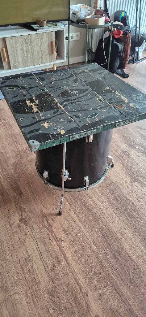 Tafel van floortom drumstel, Ophalen, Gebruikt, 50 tot 100 cm, Vierkant