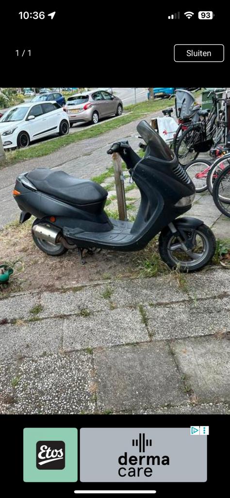 Peugeot elyseo 2 takt (OOK TERUIL), Ophalen, Gebruikt, Overige modellen, Benzine