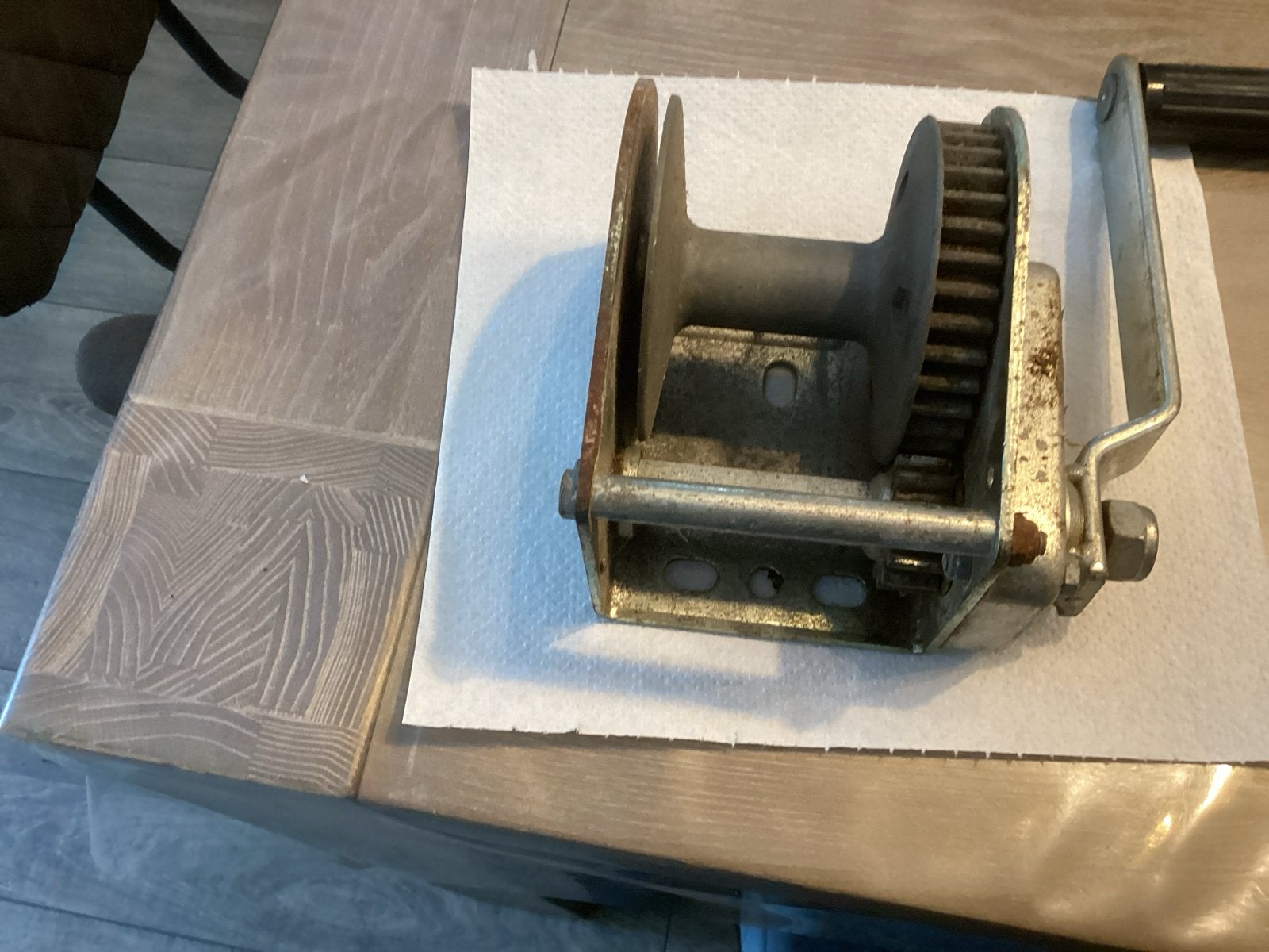 Handlier - Gebruikte lier voor diverse toepassingen, Ophalen of Verzenden, Gebruikt, Handmatig
