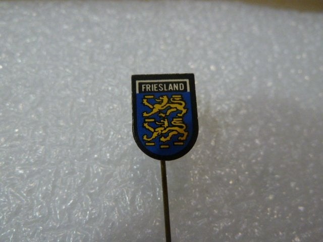 Vintage Friesland Speldje - Provincie wapen, Ophalen of Verzenden, Gebruikt, Stad of Land, Speldje of Pin