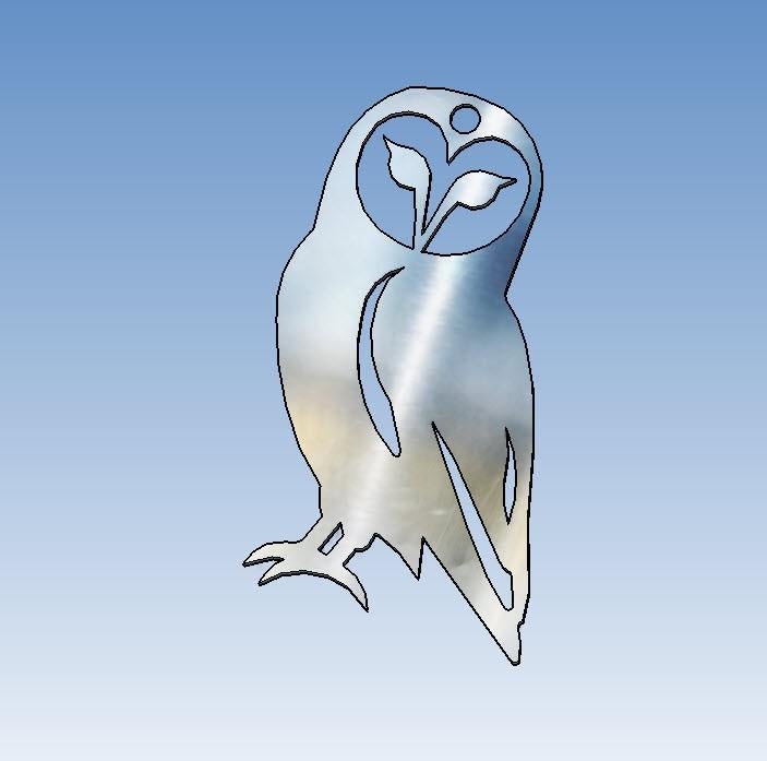 Unieke Kerkuil Sleutelhanger - RVS | 100% voor Goede Doel, Ophalen of Verzenden, Nieuw, Dier of Natuur