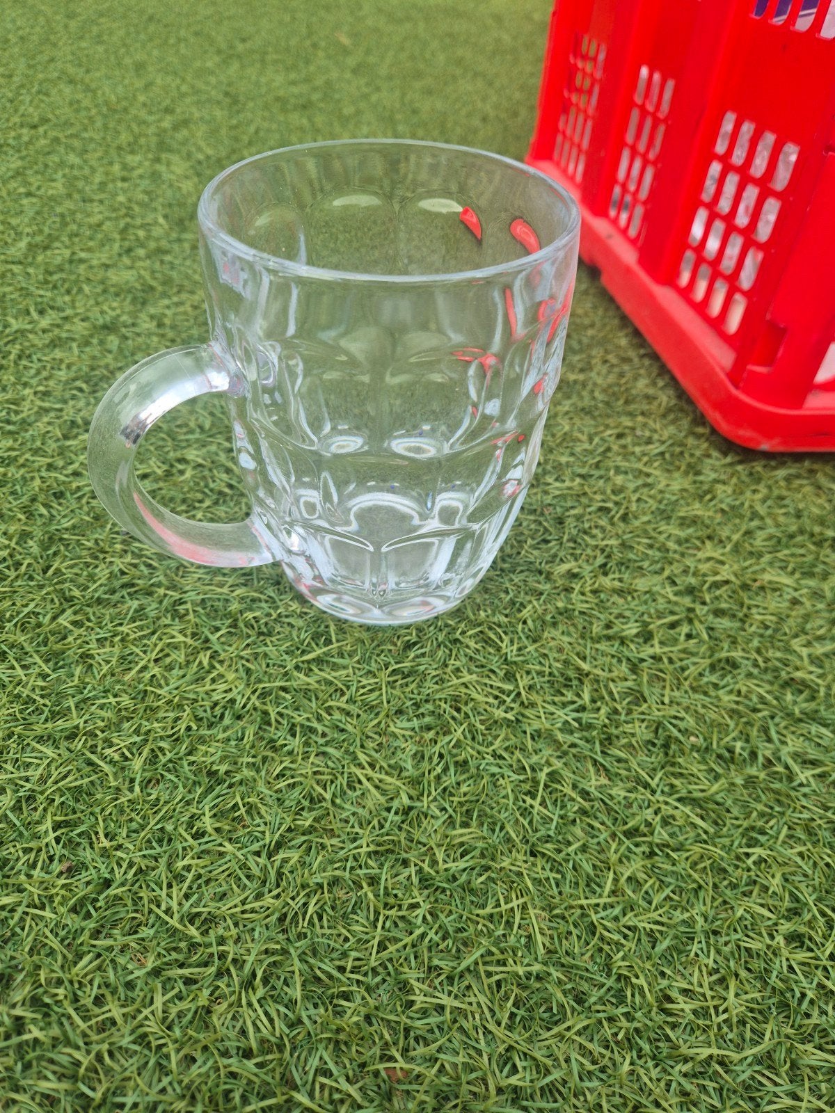 Set van 20 bierpullen in krat, Ophalen, Zo goed als nieuw, Overige merken, Glas