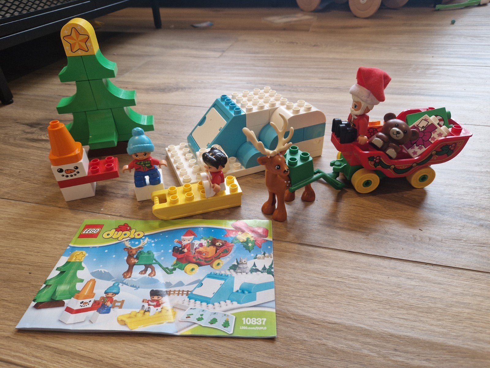 Lego Duplo Kerstmis Winter Vakantie Set 10837, Kinderen en Baby's, Speelgoed | Duplo en Lego, Compleet, Gebruikt, Overige thema's
