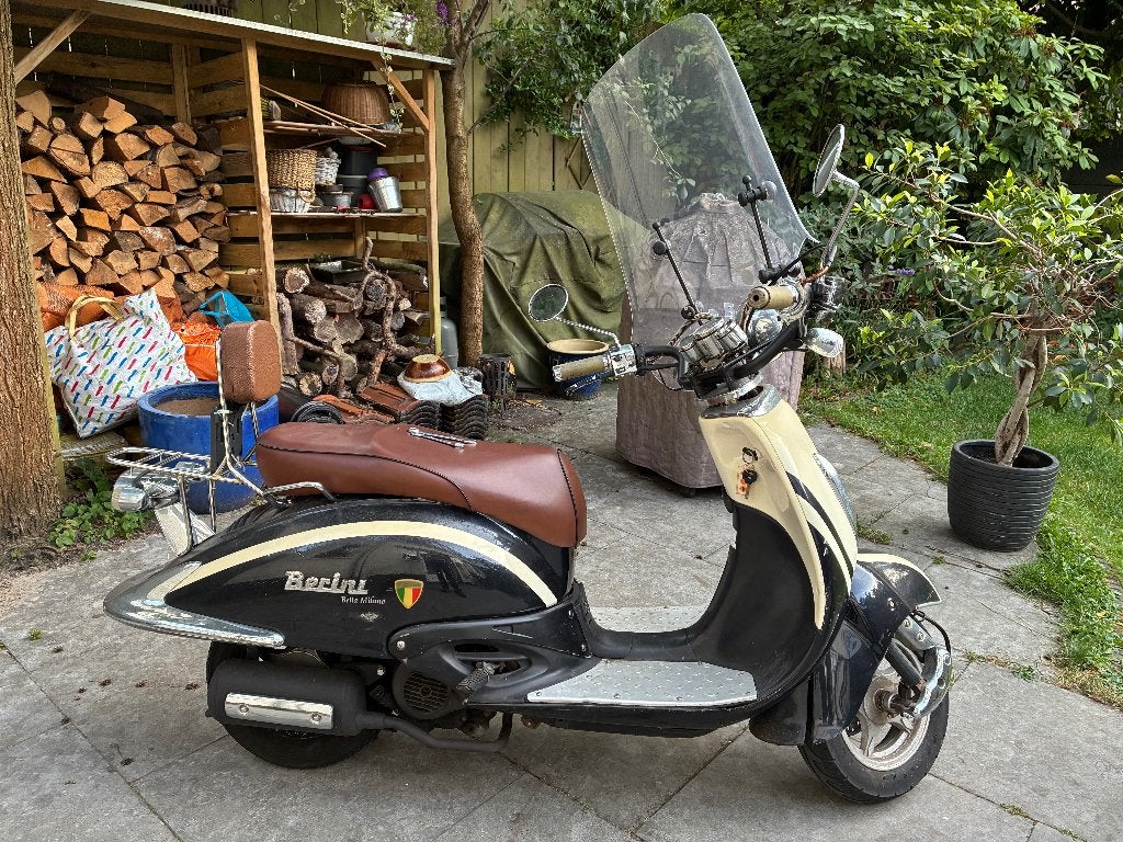 Leuke Berini Bella Milano Retro Scooter, Gebruikt, Benzine, Ophalen, Overige merken