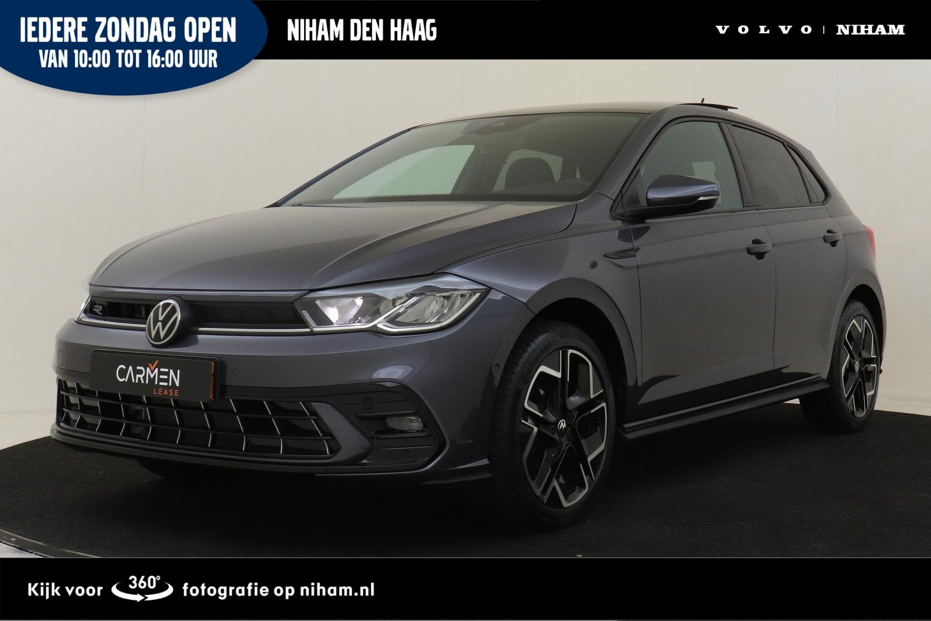 VOLKSWAGEN POLO 1.0 TSI R-LINE EDITION -PANO.DAK|KEYLESS|CAR, 12 maanden, Stof, Gebruikt, Euro 6