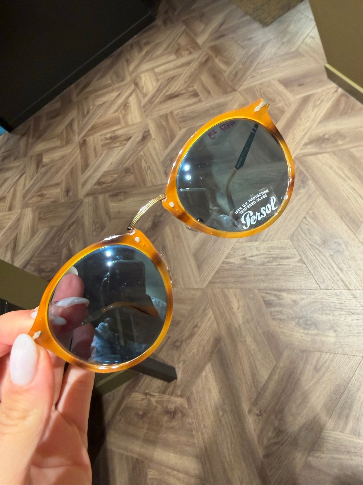 Nieuwe Persol Zonnebril - Calligrapher Edition, Overige merken, Zonnebril, Bruin, Nieuw