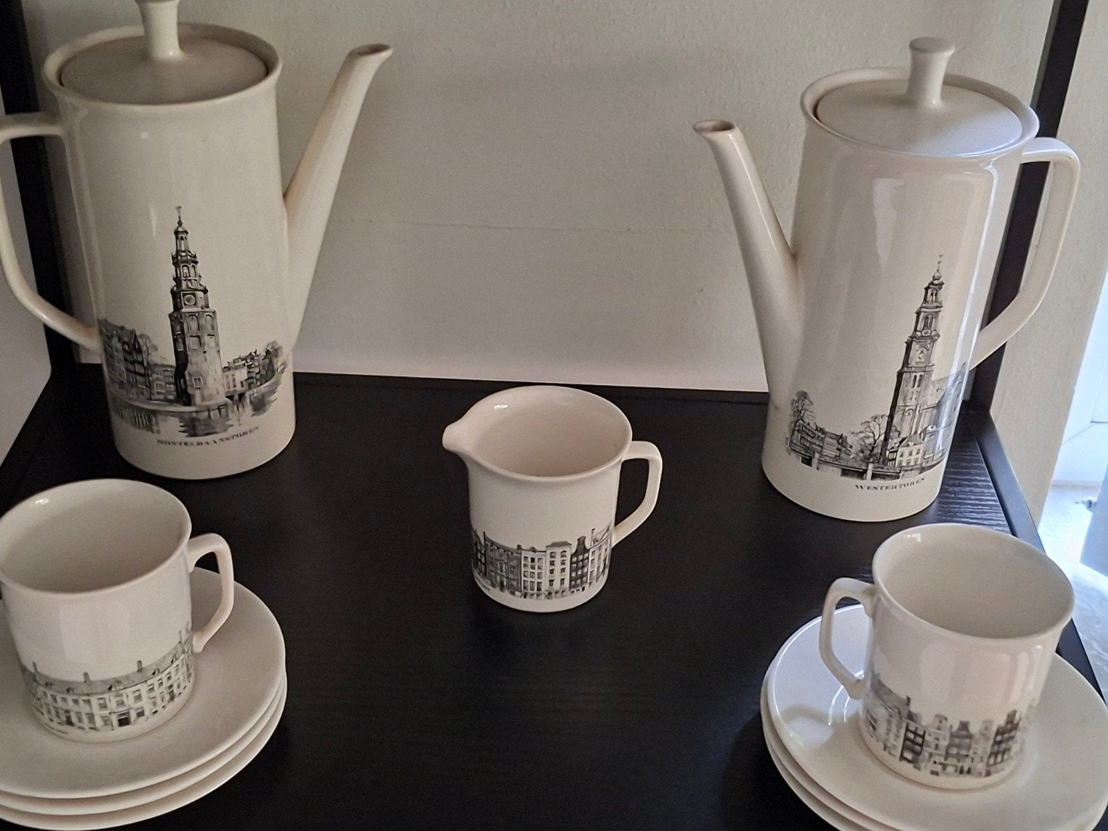 Servies met afbeeldingen Amsterdam, Ophalen of Verzenden