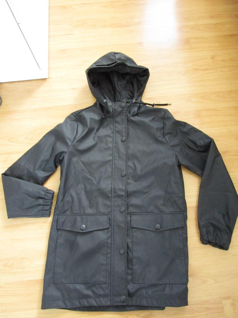 Jas met wax coating - maat 36, Zeeman, Zwart, Ophalen of Verzenden, Zo goed als nieuw