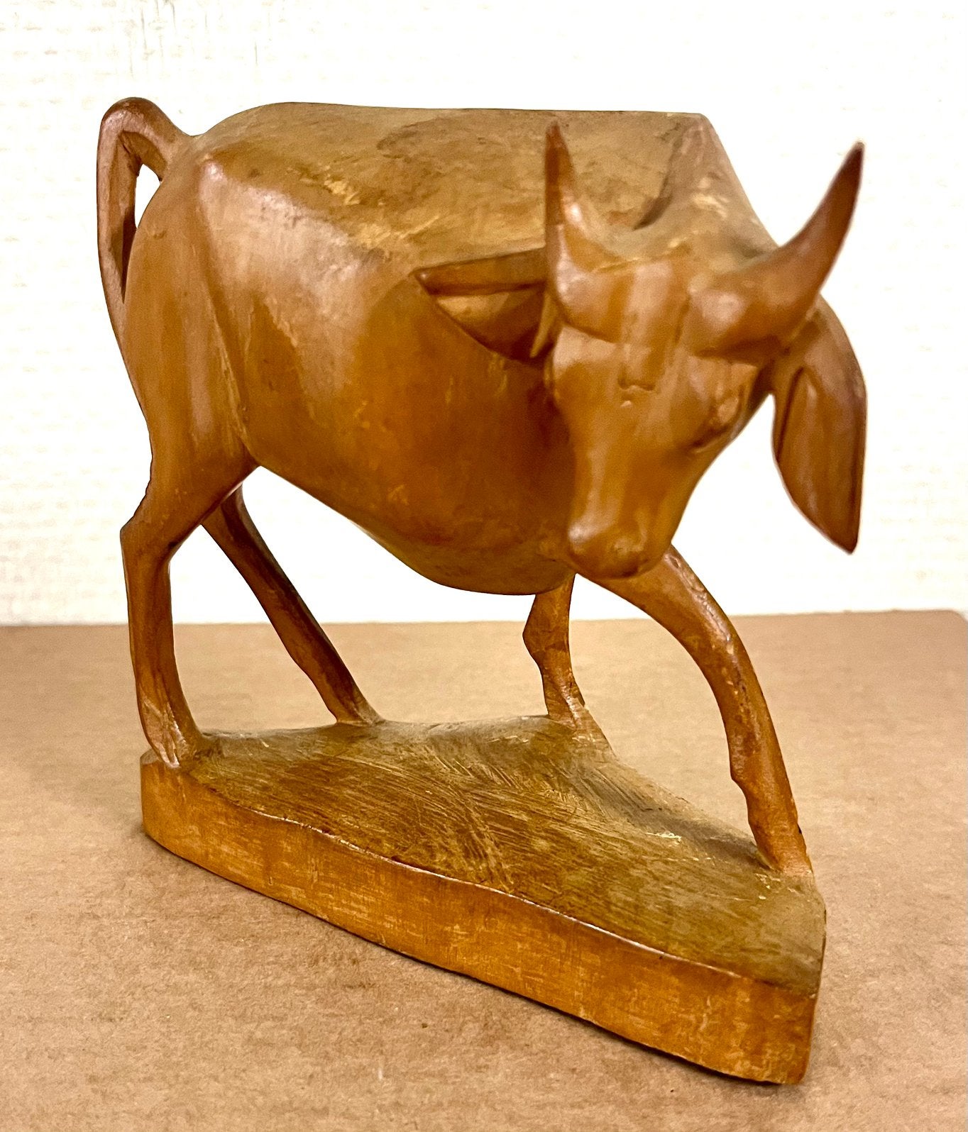 Gestileerde houten buffel, Ophalen of Verzenden