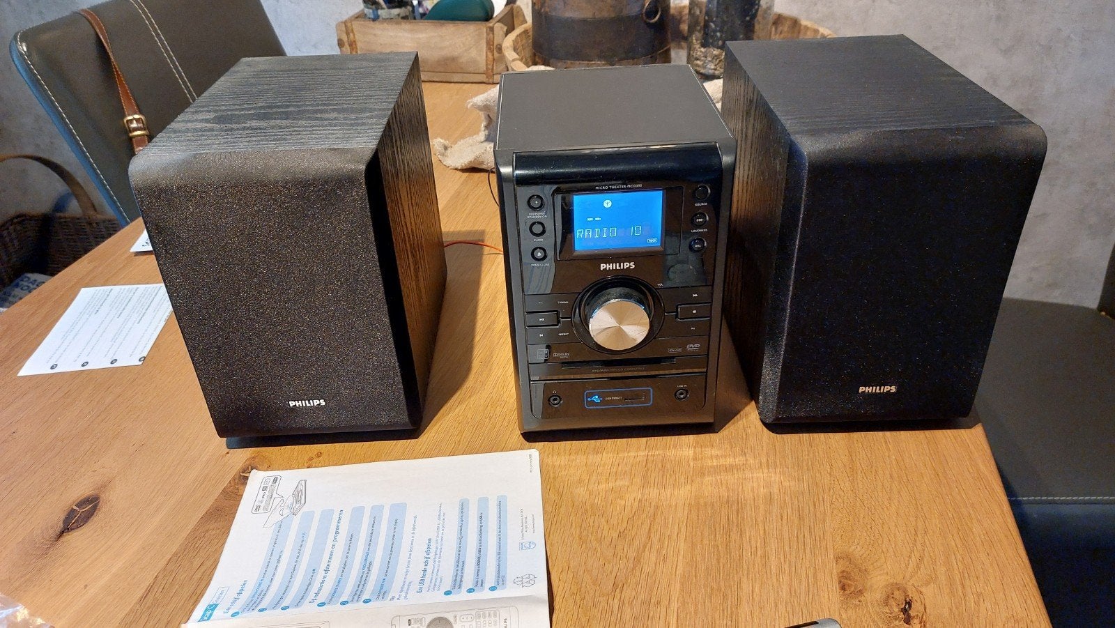 Philips sterioset.MCD395., Ophalen, Philips, Zo goed als nieuw, Minder dan 60 watt