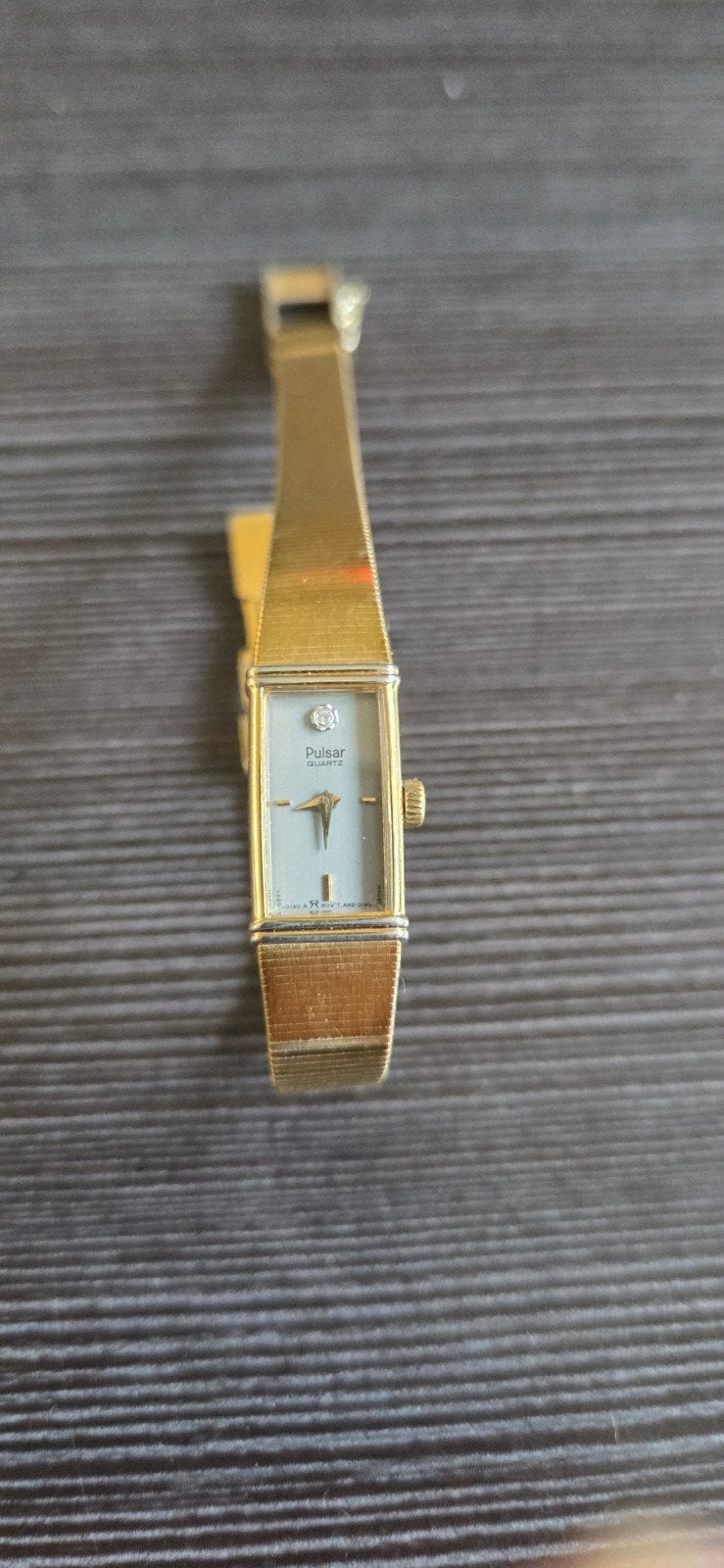 Pulsar by Seiko vintage sapphire quartz.dames horloge, Ophalen of Verzenden, Staal, Seiko, 1960 of later