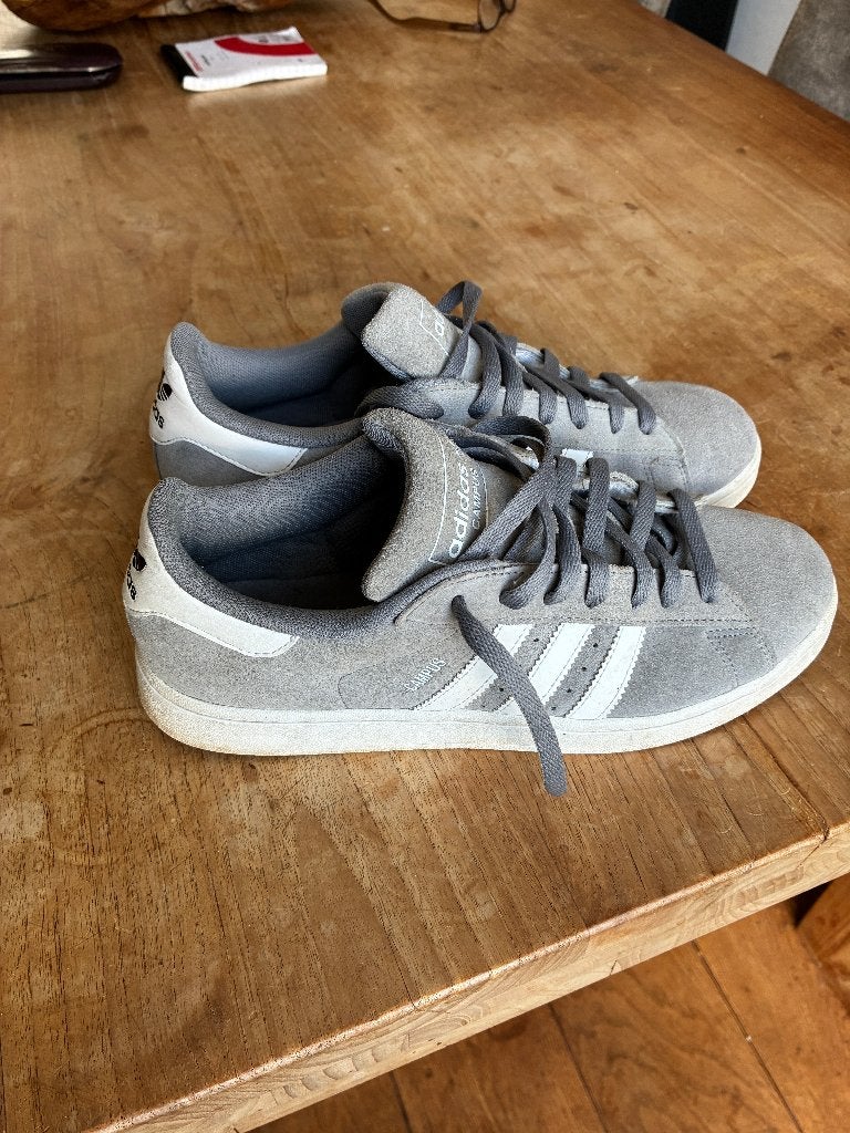 Adidas Campus 2.0 Maat 44 2/3 Grijs, Kleding | Heren, Schoenen, Overige kleuren, Ophalen of Verzenden, Sneakers of Gympen, Adidas