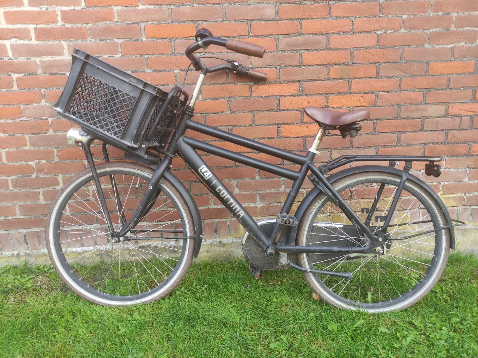 Kinderfiets opknapper Cortina U4 met krat, Fietsen en Brommers, Ophalen, Gebruikt, Cortina, Terugtraprem