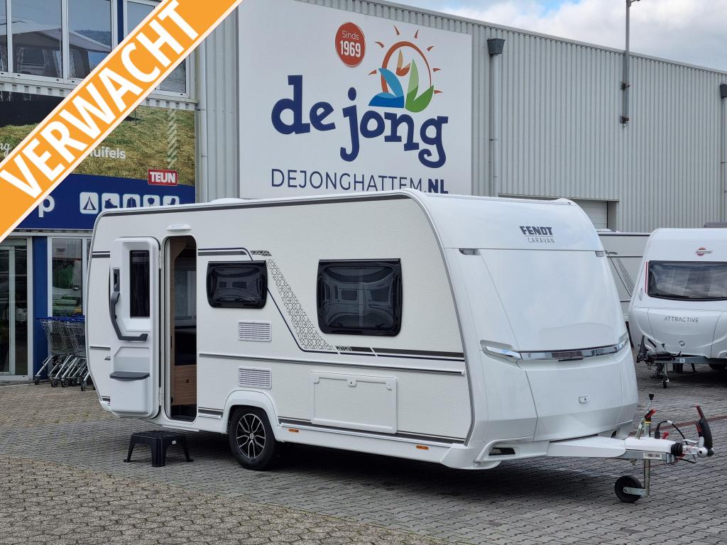 Fendt Bianco Selection 465 TG Enkele bedden - 1800 kg, Caravans en Kamperen, Standaardzit, Bedrijf, Fendt, Schokbreker