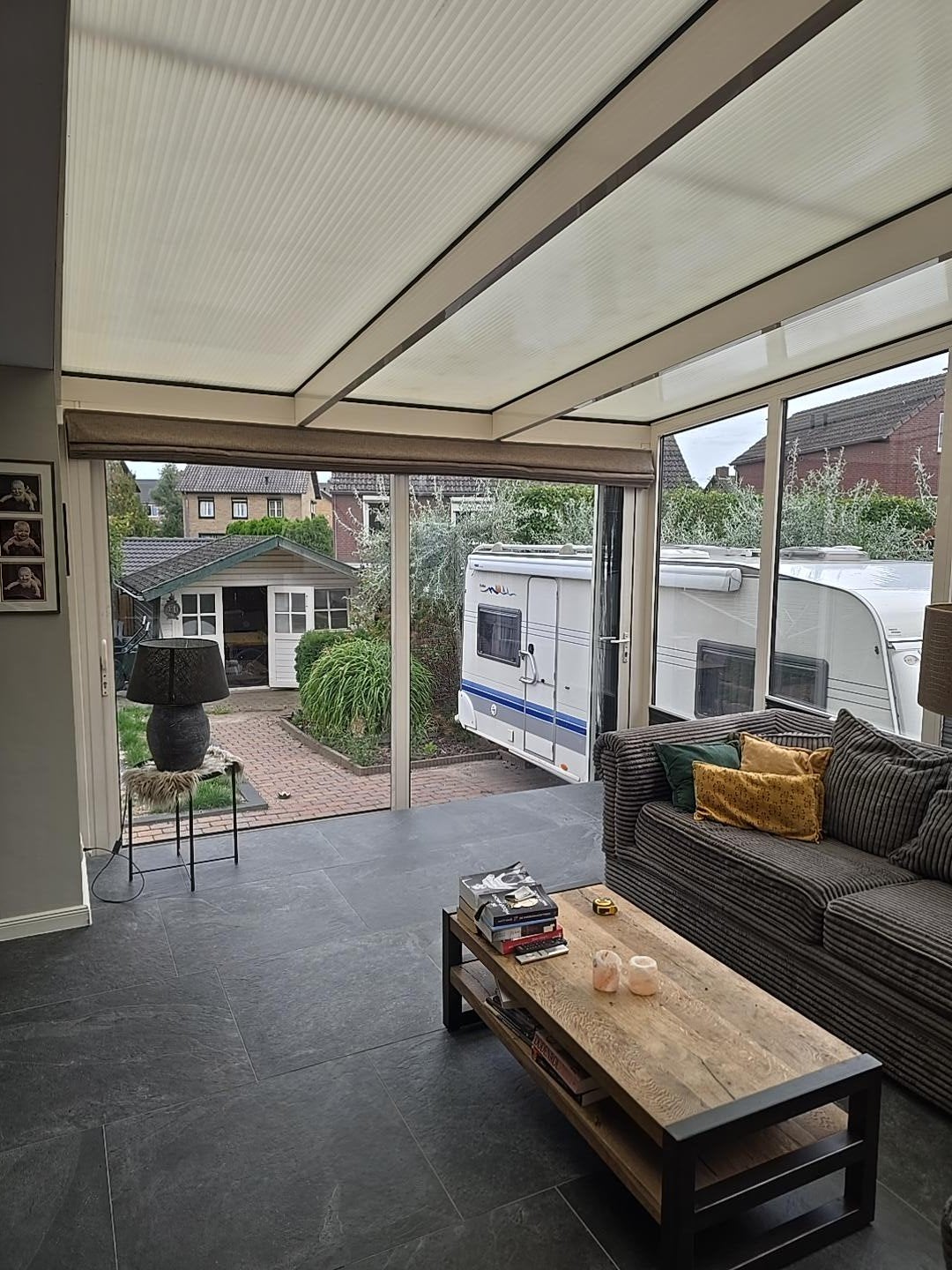 aluminium serre/tuinkamer, Ophalen, Zo goed als nieuw, Serre