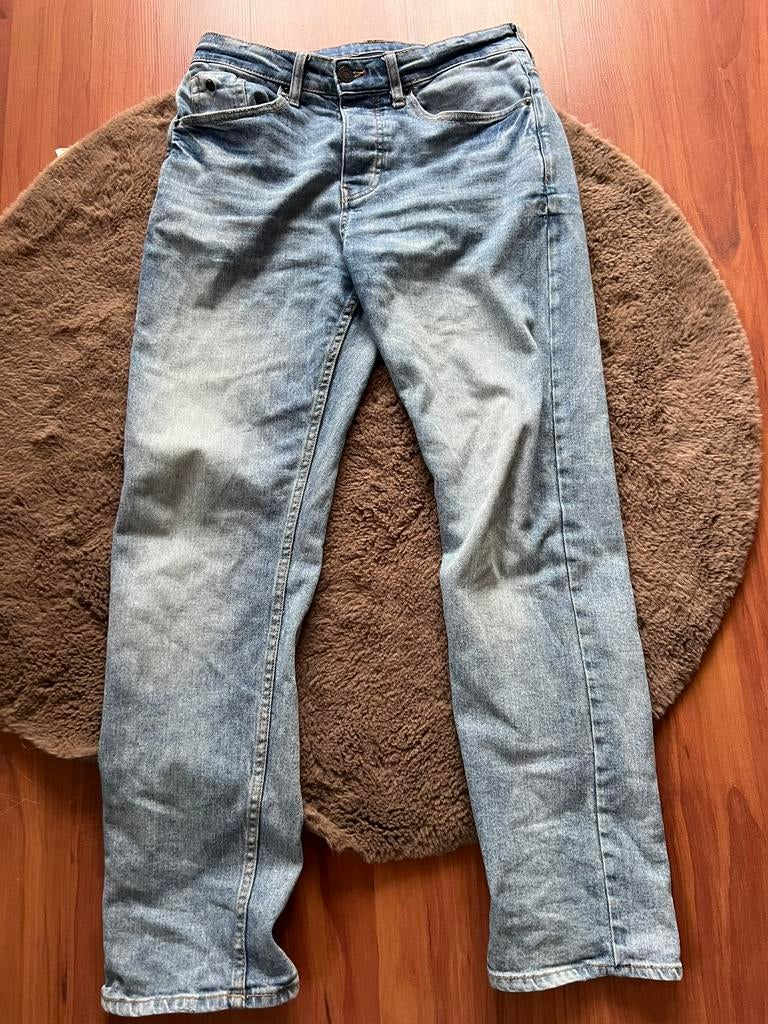 Ashes to dust straight fit broek W29 L32, Ophalen of Verzenden, Zo goed als nieuw, Blauw, W32 (confectie 46) of kleiner