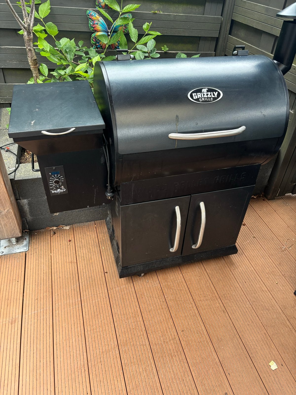 Grizzly Grills Wood Pellet Grill - Zwart, Ophalen, Gebruikt