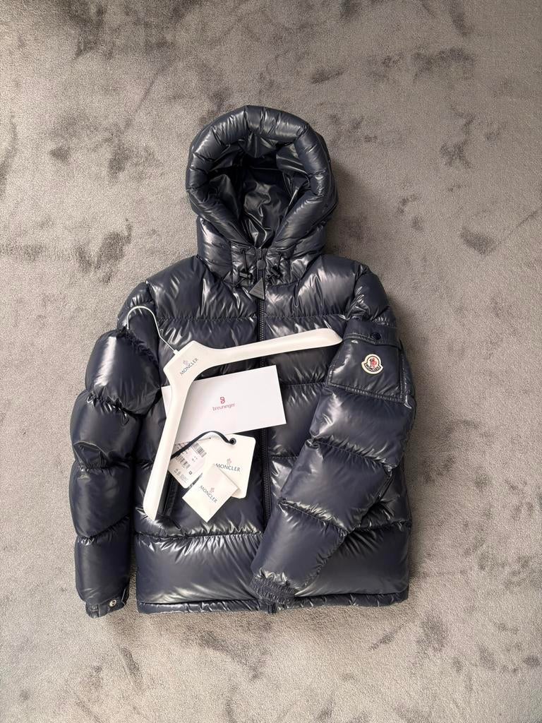Moncler Ecrins Puffer – Navy Blue – Maat 1 (S), Verzenden, Nieuw, Maat 46 (S) of kleiner, Blauw