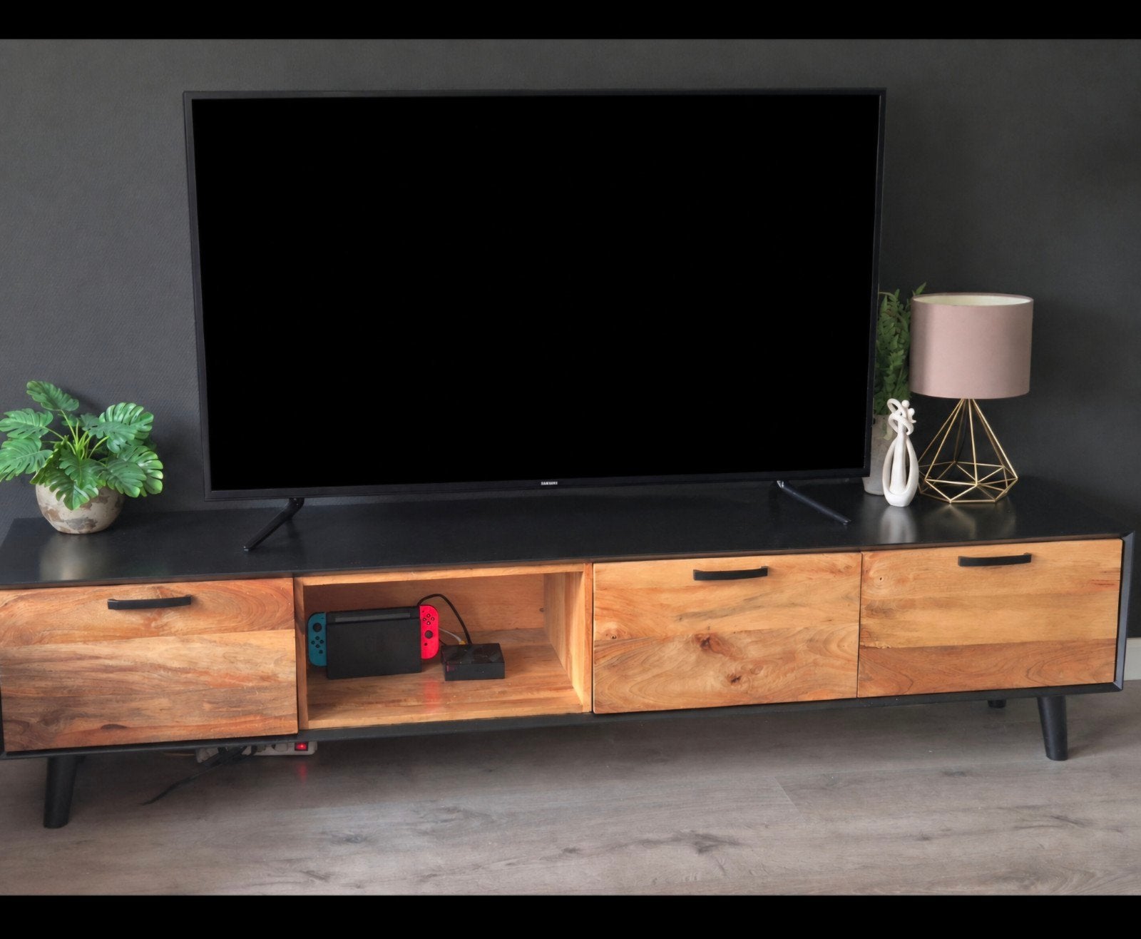 Tv meubel, Ophalen, Gebruikt, 200 cm of meer, Minder dan 100 cm