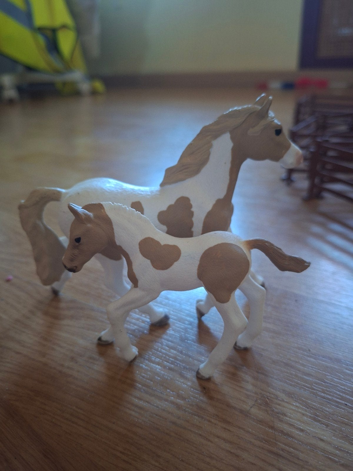 Schleich veulen en paard, Ophalen of Verzenden, Zo goed als nieuw